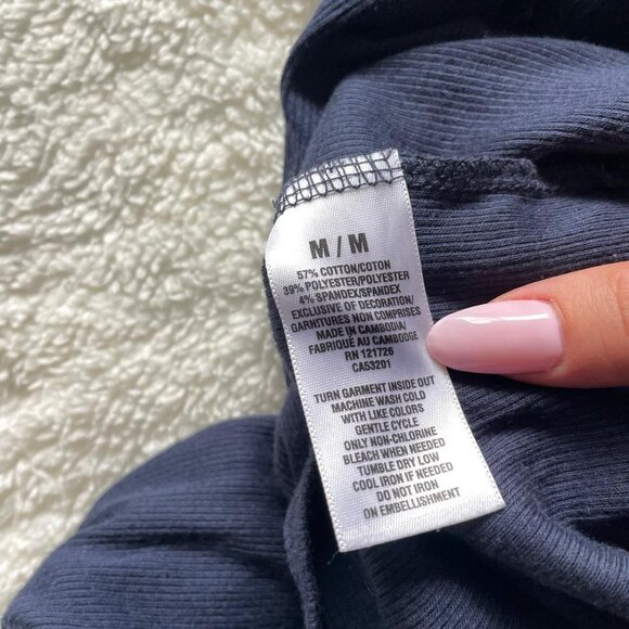 Y2K Navy Aeropostale Long Sleeve Top - Picture 8 of 8